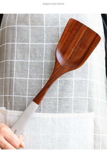 1 Adet Katı Ahşap Pişirme Aracı Seti Çevre Dostu Spatula Pirinç Kepçe Çevre Koruma Sofra Ev Mutfak Malzemeleri | Pişirme Aracı Setleri (Yurt Dışından)