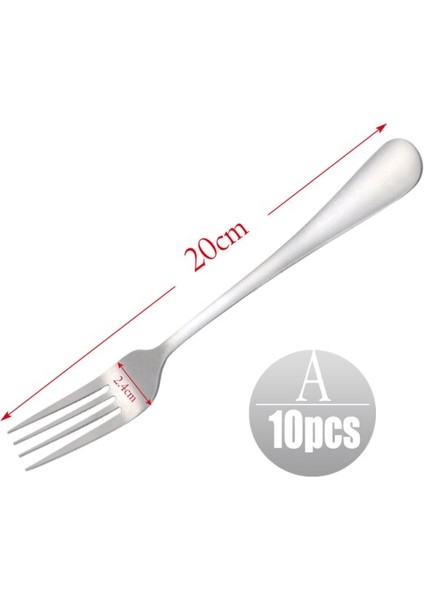10 Adet 20 Cm Paslanmaz Gıda Meyve Çatal Batı Tarzı Gıda Muti Fonksiyonel Ana Akşam Yemeği Çatal Çatal Bıçak Takımı Yemekler Yemekler | Akşam Yemeği Çatal | Meyve Çatal Çatal Bıçak Takımı