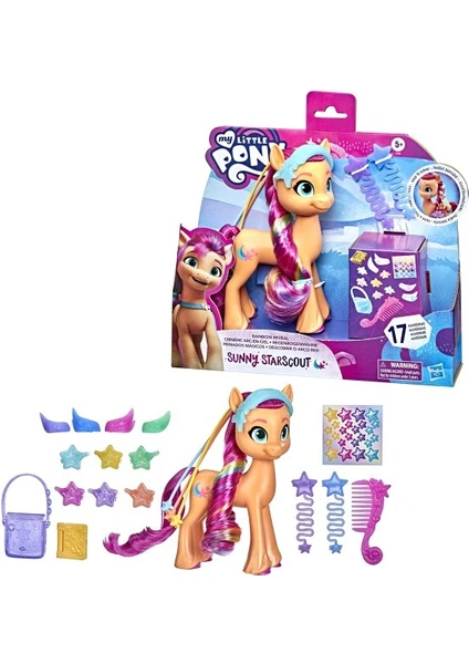 F1794 My Little Pony-Sunny Starscout,yeni Bir Nesil Gökkuşağı Sürprizli,+5 Yaş