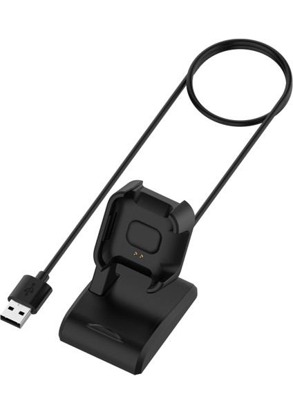Xiaomi Mi Watch Lite / Redmi Watch Için 1m USB Dikey Standlı Şarj Cihazı (Yurt Dışından)