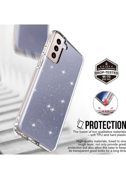 Galaxy S21 + 5g Için Renkli Parıltılı Toz Kaplamalı Tpu Telefon Kılıfı (Yurt Dışından) modelleri
