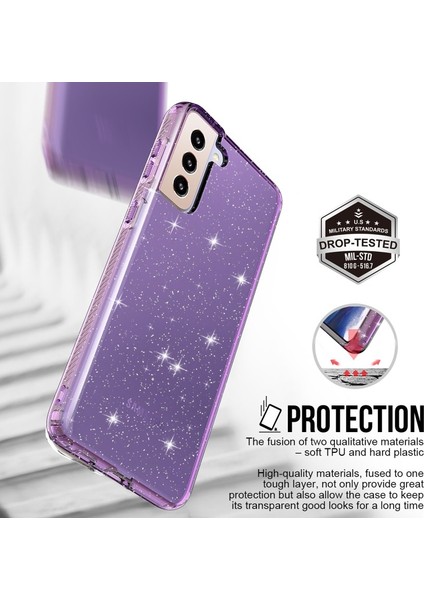 Galaxy S21 + 5g Için Renkli Parıltılı Toz Kaplamalı Tpu Telefon Kılıfı (Yurt Dışından) modelleri