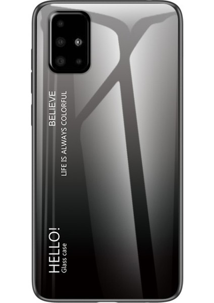 Galaxy A51 Için Gradyan Renkli Temperli Cam + Pc + Tpu Telefon Kılıfı (Yurt Dışından) fiyatları
