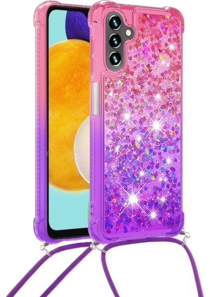 Galaxy A13 5g Için Quicksand Gradyan Renkli Parıltılı Kordonlu Tpu Telefon Kılıfı (Yurt Dışından) fiyatları