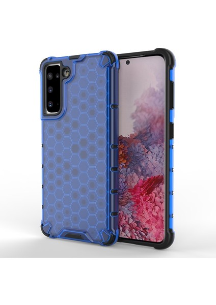 Galaxy S21 5g Için Bal Peteği Desenli Şok Geçirmez Tpu + Pc Telefon Kılıfı (Yurt Dışından)