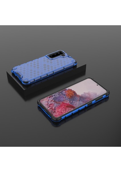 Galaxy S21 5g Için Bal Peteği Desenli Şok Geçirmez Tpu + Pc Telefon Kılıfı (Yurt Dışından) modelleri