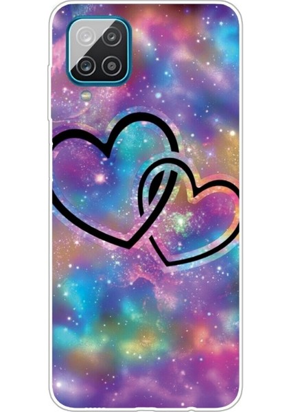 Galaxy A12 Için Darbeye Dayanıklı Desenli Tpu Telefon Kılıfı (Yurt Dışından)