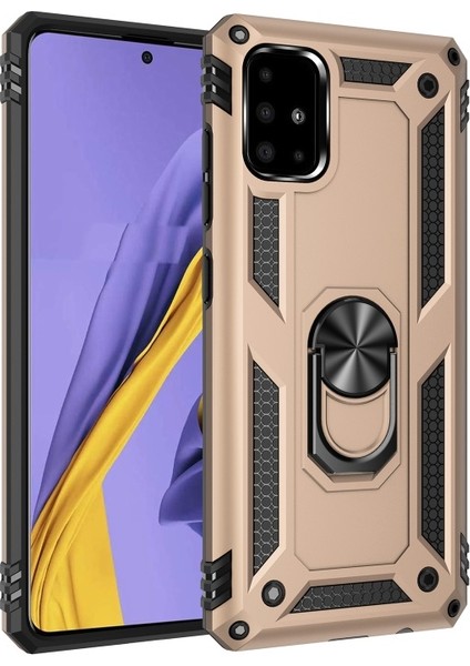 Galaxy A51 Için Hibrit Pc + Tpu Tutma Halkalı Telefon Kılıfı (Yurt Dışından)