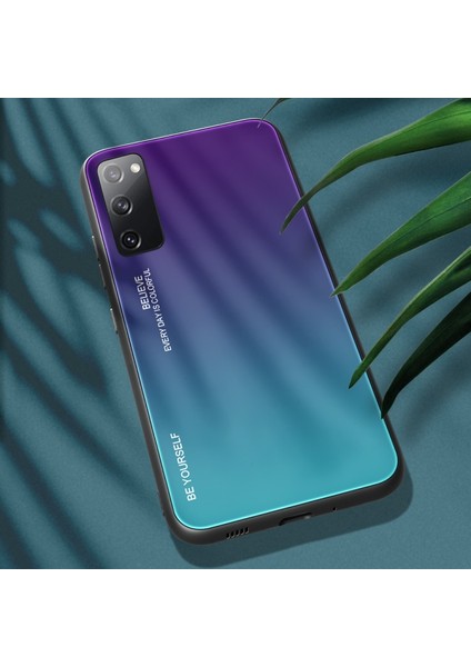 Galaxy S20 Fe / S20 Fan Edition / S20 Fe 5g / S20 Fan Edition 5g Için Gradyan Renkli Temperli Cam + Tpu Telefon Kılıfı (Yurt Dışından) fiyatları