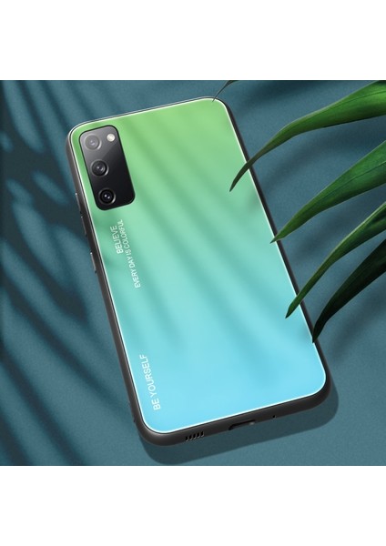 Galaxy S20 Fe / S20 Fan Edition / S20 Fe 5g / S20 Fan Edition 5g Için Gradyan Renkli Temperli Cam + Tpu Telefon Kılıfı (Yurt Dışından) fiyatları