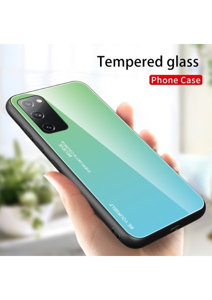 Galaxy S20 Fe / S20 Fan Edition / S20 Fe 5g / S20 Fan Edition 5g Için Gradyan Renkli Temperli Cam + Tpu Telefon Kılıfı (Yurt Dışından) modelleri