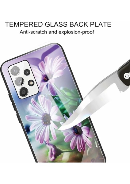 Galaxy A33 5g Için Sert Temperli Cam Tpu Çerçeveli Desenli Telefon Kılıfı (Yurt Dışından) fırsatları