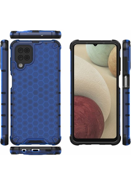 Galaxy A12 Için Bal Peteği Tasarımlı Şok Geçirmez Tpu + Pc Hibrid Telefon Kılıfı (Yurt Dışından) fiyatları