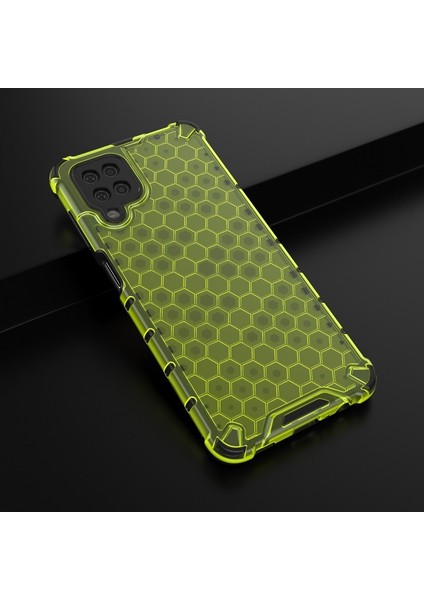 Galaxy A12 Için Bal Peteği Tasarımlı Şok Geçirmez Tpu + Pc Hibrid Telefon Kılıfı (Yurt Dışından) indirimleri