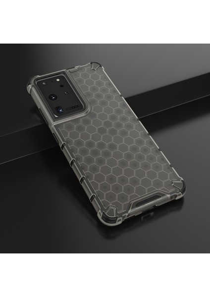 Galaxy S21 Ultra 5g Için Bal Peteği Desenli Şok Geçirmez Tpu + Pc Telefon Kılıfı (Yurt Dışından) fırsatları