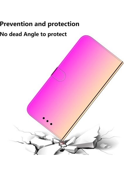 Samsung Galaxy A52 4g / 5g Ile Uyumlu Ayna Yüzey Cüzdan Tasarımlı Deri Kılıf - Pembe (Yurt Dışından)