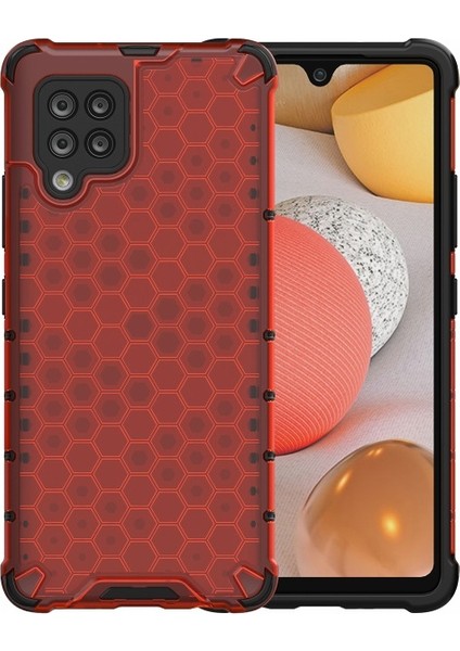 Galaxy A42 5g Için Bal Peteği Desenli Şok Geçirmez Tpu + Pc Telefon Kılıfı (Yurt Dışından)