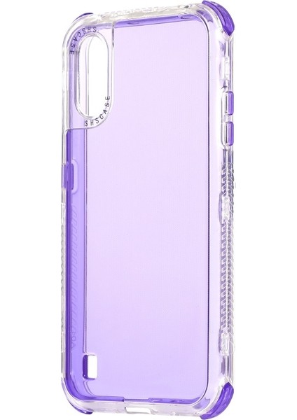 Galaxy A01 Için Sert Pc + Tpu Koruyucu Telefon Kılıfı