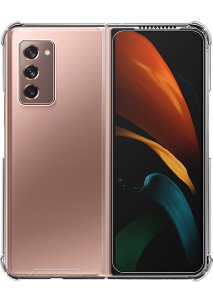 Galaxy Z Foll2 5g Için Sert Akrilik + Yumuşak Tpu Darbeye Dayanıklı Telefon Kılıfı(Yurt Dışından)