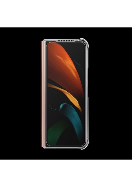 Galaxy Z Foll2 5g Için Sert Akrilik + Yumuşak Tpu Darbeye Dayanıklı Telefon Kılıfı(Yurt Dışından)