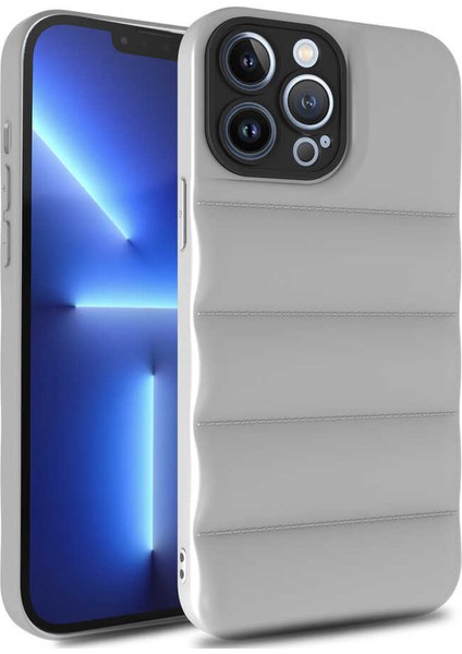 Apple iPhone 13 Pro Kılıf Kamera Korumalı Darbelere Dayanıklı Kasis Arka Kapak Beyaz