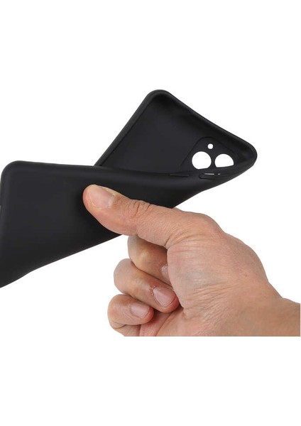 General Mobile 22 Kılıf Kamera Korumalı Mat Renkli Yumuşak Kalın Sağlam Silikon Kılıf Biye Siyah modelleri