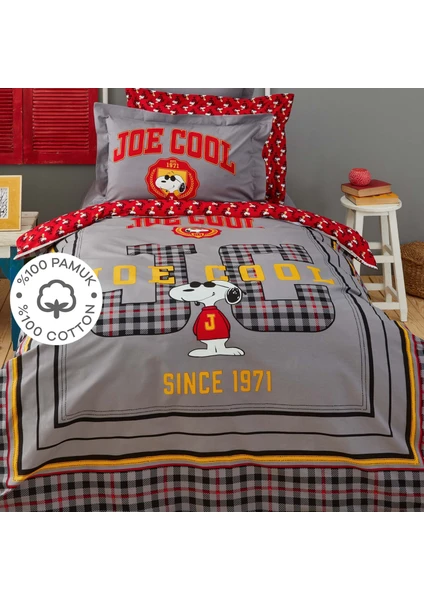 by Karaca Home Snoopy Beach Life Tek Kişilik %100 Pamuk Nevresim Takımı