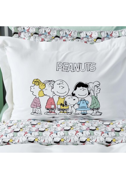 by Karaca Home Snoopy Vintage Tek Kişilik %100 Pamuk Nevresim Takımı fırsatları