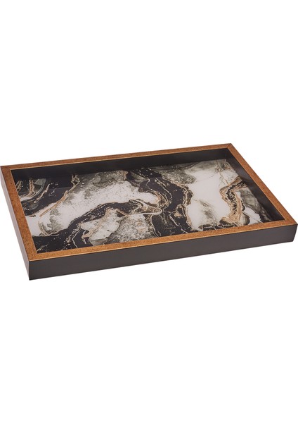 Moroccan Marble Tepsi 40 x 25 cm