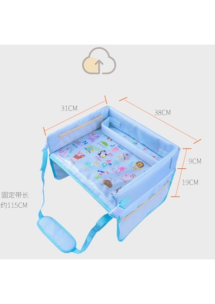 Sanlindouçocuk Koltuk Tepsisi Yükseltilmiş Çok Işlevli Autos Su Geçirmez Masa Araba Koltuk Tepsi Depolama Çocuk Oyuncakları Bebek Tutucu Karikatür Bebek Çit | Bebek Oynar (Yurt Dışından)