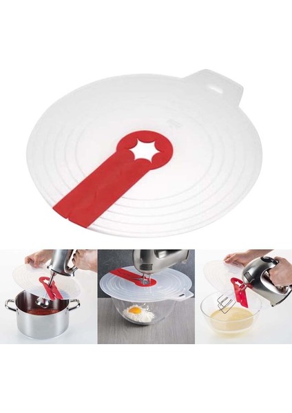 Yumurta Mikser Havzası Yumurta Sıçrama Guard Pişirme Aracı Yumurta Kase Çırpma Kapakları Için Anti-Splash Kapak | Yumurta Çırpıcı (Yurt Dışından)