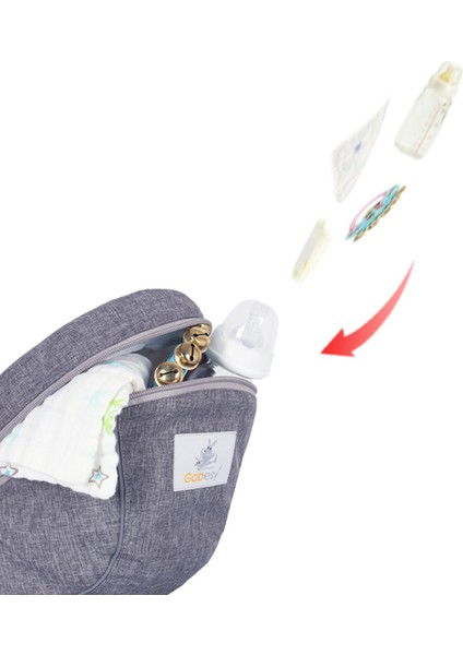 Ergonomik Bebek Taşıyıcı Taşınabilir Bebek Çocuk Kalça Koltuğu Bel Dışkı Sling Ön Yüzleşen Kanguru Bebek Wrap Carrier Bebek Dişli | Sırt Çantaları Ve Taşıyıcılar (Gri) (Yurt Dışından)