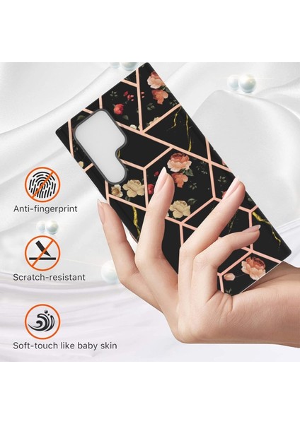 Samsung Galaxy S22 Ultra Için Mermer Desen Baskılı Esnek Yumuşak Tpu Telefon Kılıfı (Yurt Dışından) fiyatları