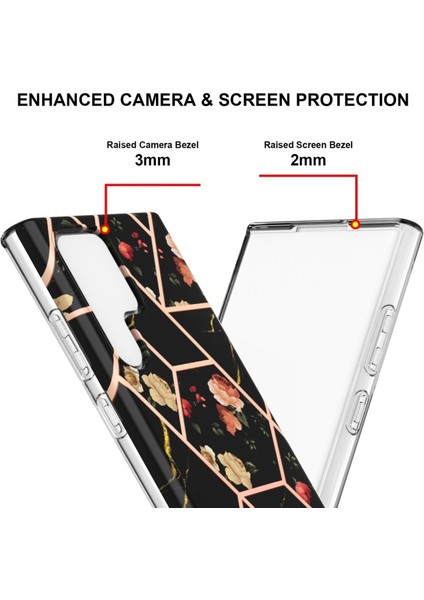 Samsung Galaxy S22 Ultra Için Mermer Desen Baskılı Esnek Yumuşak Tpu Telefon Kılıfı (Yurt Dışından) fırsatları