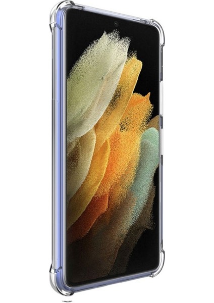 Imak Samsung Galaxy S21 Ultra Için Yumuşak Tpu Telefon Kılıfı + Ekran Koruyucu (Yurt Dışından)
