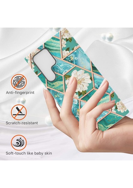 Samsung Galaxy S22 Ultra Için Mermer Desen Baskılı Esnek Yumuşak Tpu Telefon Kılıfı (Yurt Dışından) fiyatları