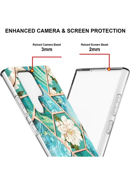 Samsung Galaxy S22 Ultra Için Mermer Desen Baskılı Esnek Yumuşak Tpu Telefon Kılıfı (Yurt Dışından) fırsatları