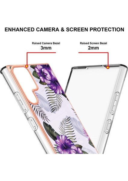 Samsung Galaxy S22 Ultra Için Mermer Desen Baskılı Esnek Yumuşak Tpu Telefon Kılıfı (Yurt Dışından) fırsatları