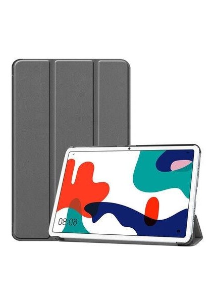 Huawei Mate Pad 10.4 Kılıf Uyumlu Smart Cover Standlı Kapaklı