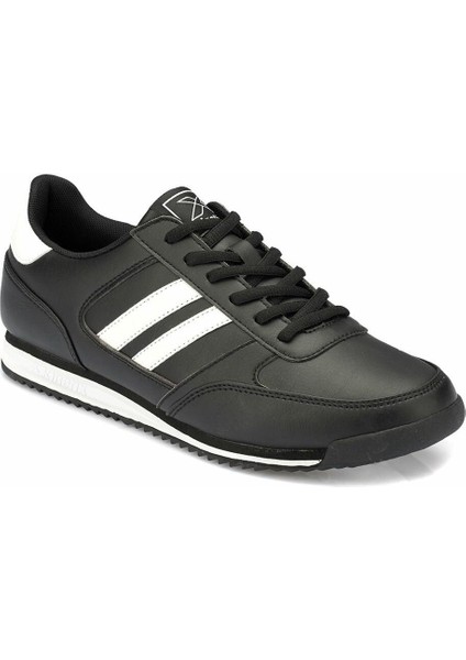 Tramor Pu Kinetix Erkek Sneaker Spor Ayakkabı-Siyah