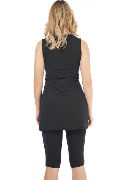 Kadın Kolsuz Taytlı Mayo - Siyah fiyatları