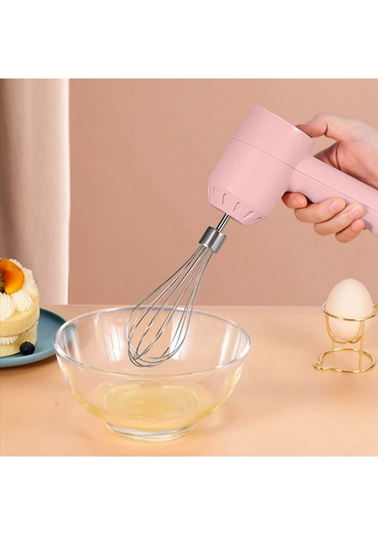 Elektrikli El Mikseri, Bebek Maması Için Usb Şarj Edilebilir El Blender, Elektrikli Çırpma El Mikser Yumurta Çırpıcı | (Yurt Dışından)