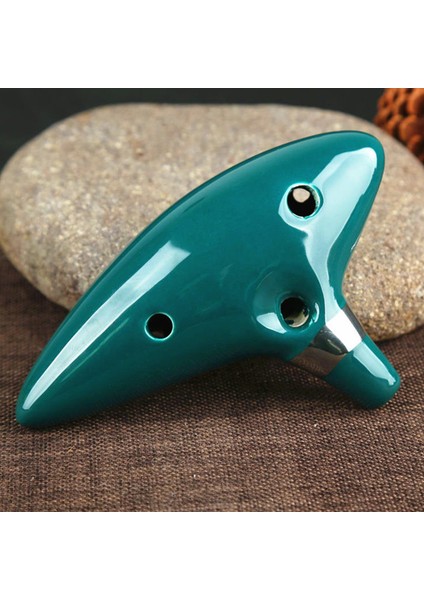 12 Delik Alto C Zelda Ocarina Seramik Gemi Flüt Rüzgar Müzik Enstrüman Müzik Defteri Ipi İle Tenek Standı Müzikal Hediye | Ocarina (Yurt Dışından)