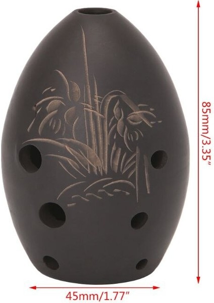 8 Delik Ocarina Siyah Kil Xun Müzikal Enstrüman Çocuklar Için Başlangıç Hediyesi | Ocarina (Yurt Dışından) fiyatları