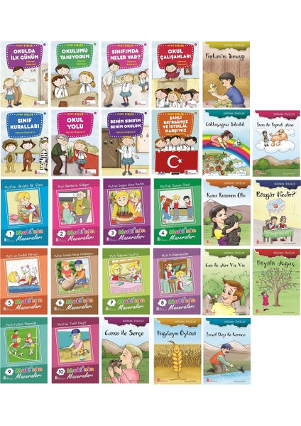 Ata 1.sınıf 28 Li Hikaye Kitap Seti+ Kitap Okuma Not Defteri