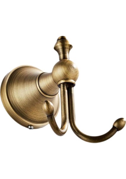 Çift Elbise Kanca Katı Pirinç Banyo Havlusu Kanca Ceket Kanca Çanta Tutucu Mutfak Banyo Duş Havlu Çift Kanca Bronz Tarzı | Bornoz Kanca (Yurt Dışından) modelleri
