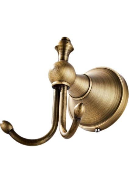 Çift Elbise Kanca Katı Pirinç Banyo Havlusu Kanca Ceket Kanca Çanta Tutucu Mutfak Banyo Duş Havlu Çift Kanca Bronz Tarzı | Bornoz Kanca (Yurt Dışından) fırsatları