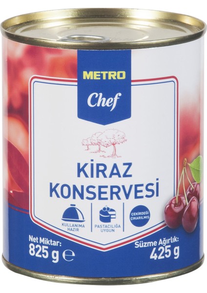 Meyve Konservesi Kiraz 825 gr