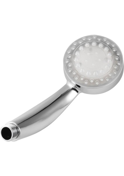 7 Renk Değiştirme Led El Parlayan Duş Başlığı Otomatik Tek Yuvarlak Yağmurluk Su Tasarrufu Nozulu Rc 9816 Banyo Aksesuarı | Duş Başlığı (Yurt Dışından)