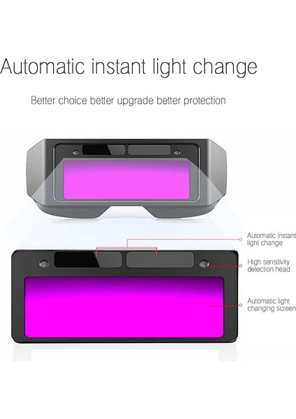 Hafif Gadget'Lar Gözlükler Otomatik Karartma Kaynakçı Gözlük Kaynak Kask Göz Korumak Için Taşınabilir Dayanıklı Güvenli Kaynakçı Gözlükleri | Kaynak Kaskları (Yurt Dışından)